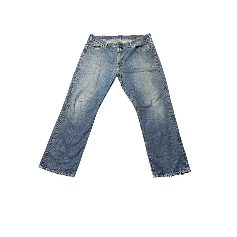 Polo Ralph Lauren Straight Jeans Mens 38/30 Blue Denim Classic Fit 5-Pocket Logo